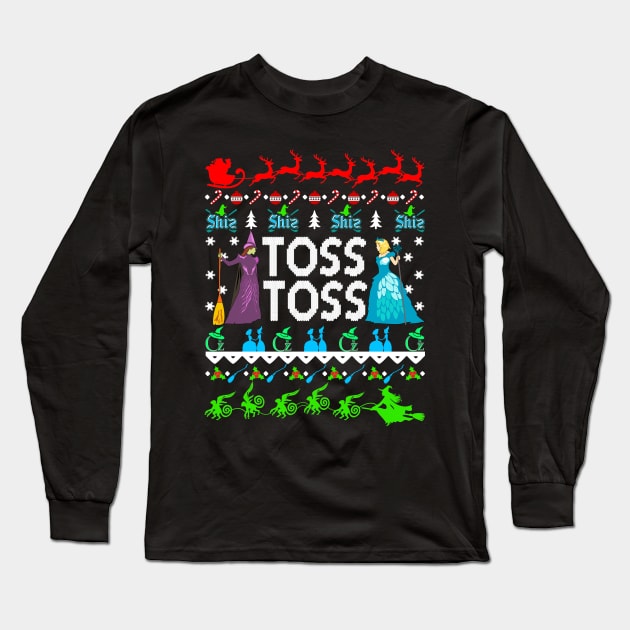 Broadway Ugly Christmas Sweater Long Sleeve T-Shirt by KsuAnn